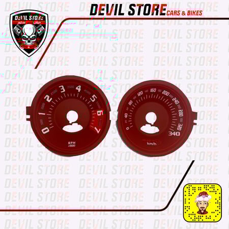 كيج تشالنجر - Challenger Speedometer SRT 340