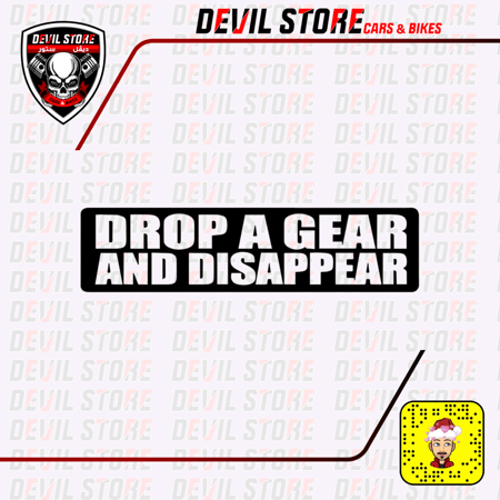 استكر DROP A GEAR AND DISAPPEAR