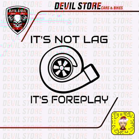 استكر IT'S NOT LAG IT'S FOREPLAY