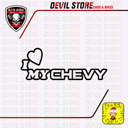 استكر I LOVE MY CHEVY