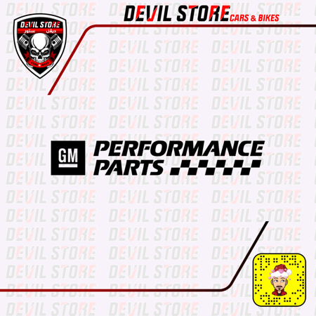 استكر GM PERFORMANCE PARTS