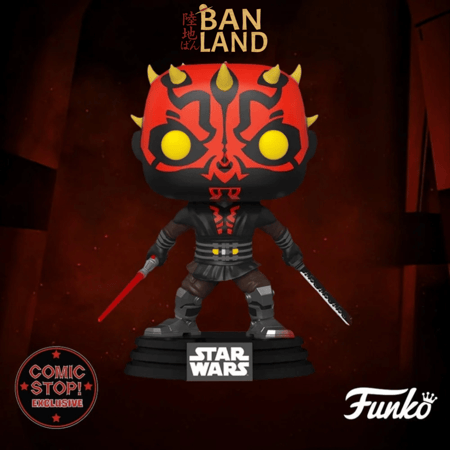 FUNKO POP! TELEVISION : STAR WARS - DARTH MAUL #450 (COMIC STOP DUBAI EXCLUSIVE)