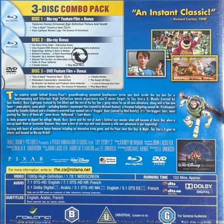 ‏فيلم Blu-ray - توي ستوري حكاية لعبة 3 | Toy Story 3