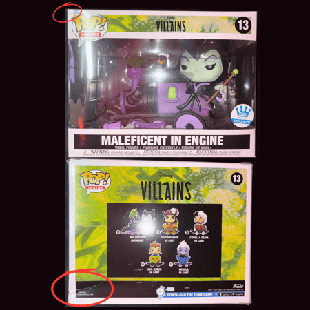 Funko Pop! Disney Villains: Villain Train Full Set #13 - #17