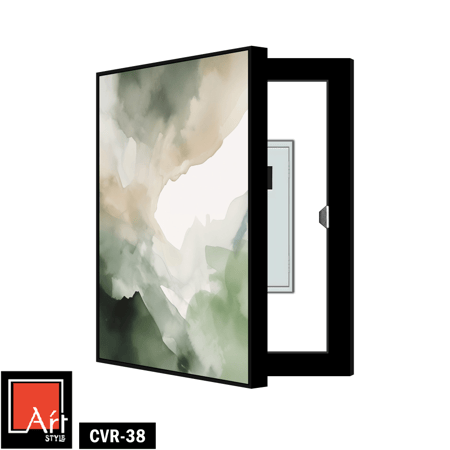 CVR38  لوحة خزانة خضراء مائية هادئة