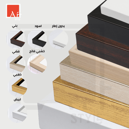 FLC2 لوحة صقر بنظرة ملكية فاخرة