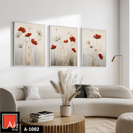 A1002  لوحة همسات الخشخاش