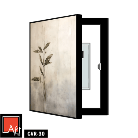 CVR30  لوحة خزانة مخفية بألوان حيادية