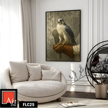 FLC25 لوحة صقر، فخامة، لمسة كلاسيكية.