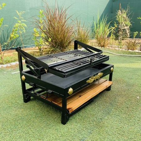 شواية فحم قابلة مطوية