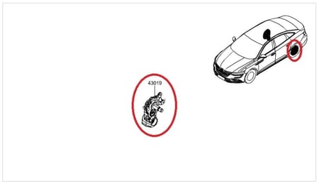 نكل خلفي يسار