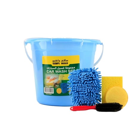 مجموعة العناية للسيارة طقم غسيل مكون من 5 قطع