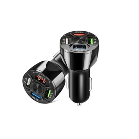 شاحن سيارة سريع متعدد المنافذ بــ قوة 68 واط من HOOTOO