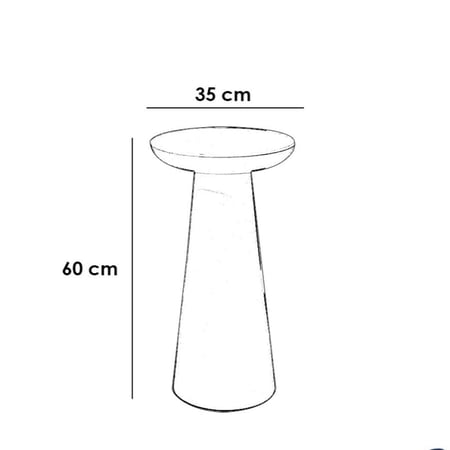 طاولة جانبية خشب زان