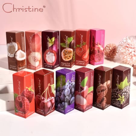 كرستين مرطب شفاه بالتوت الاحمر