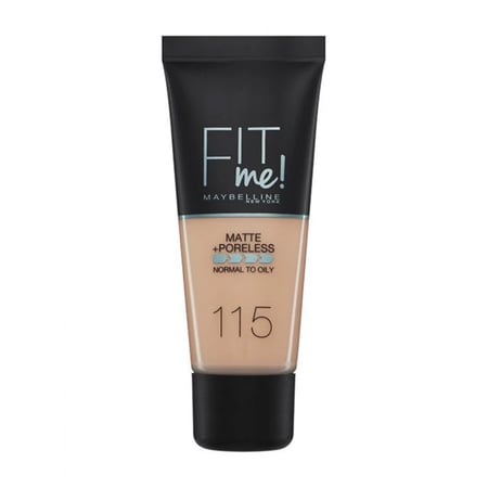 ميبلين نيويورك كريم الاساس فت مي غير لامع ويغطي المسام 115 ايفوري