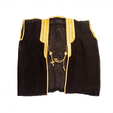 بشت أطفال ذهبي/أسود ,فخم ورسمي ,مناسب للمناسبات والاعياد والحفلات