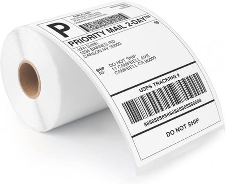 500 ملصق رول حراري مقاس 10x15 سم