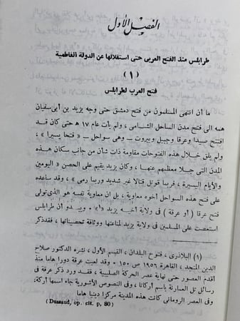 طرابلس الشام في التاريخ الإسلامى