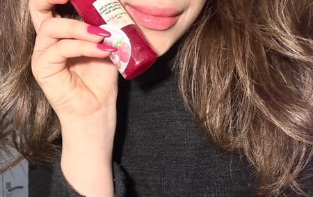 مورد ومرطب الشفاه العميق100 مل