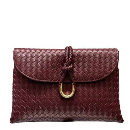 حقيبة نسائية بوتيغا عنابي