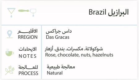 قهوة البرازيل ( داس جراكس ) 250g