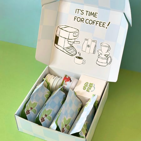 مجموعة محاصيل القهوة + ماتشا فاخرة صينية مجانية