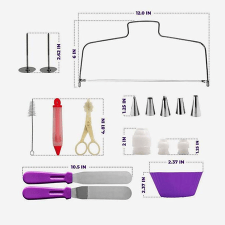 طقم تزيين الكيك