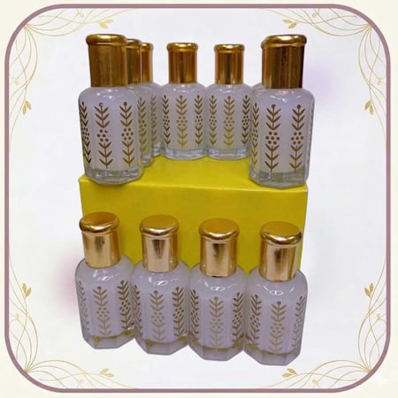 مسك ابيض 12 توله 12 مل