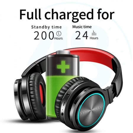 سماعات رأس لاسلكية | تعمل باللمس Picun تدوم إلى 24 ساعة