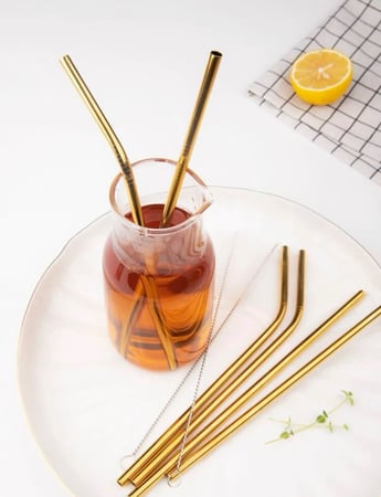 طقم مزازات ذهبي من 6 قطع