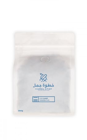 حبوب القهوة كولومبيا فوندو من خطوة جمل 250 جرام