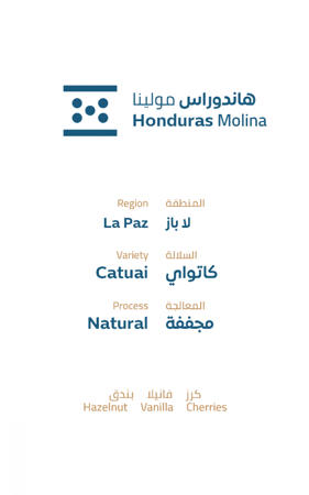 حبوب القهوة هاندوراس مولينا من خطوة جمل 250 جرام