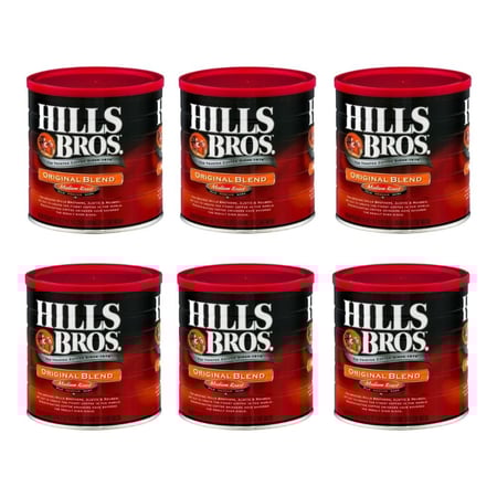 6 قهوة امريكية الخلطة الاصلية تحميص متوسط من هيلز بروس 961 جم