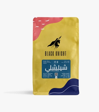 سكاروو اثيوبيا محمصة الفارس الاسود 250 جرام