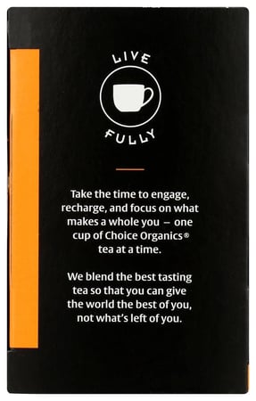 شاي أسود منزوع الكافيين الإفطار الإنجليزي من تشويس أورغانيك تيز‏, ش 16 كيس شاي 32 جم