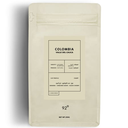 برو92 | كولومبيا فيلا ديل كاوكا طبيعية 250 جرام