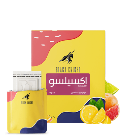 أظرف قهوة  اكسيلسو محمصة الفارس الاسود 5 اظرف