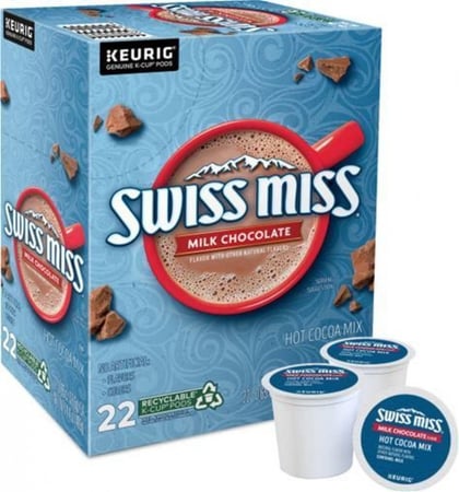 شوكلاته بالحليب من سويس ميس. 22 كبسولة