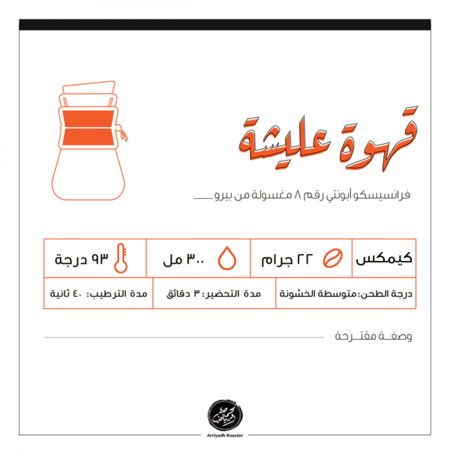 حبوب القهوة عليشة من محمصة الرياض 250 جرام