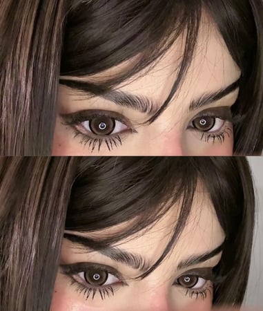 Tan - نظر طبيه عدستين يمين ويسار