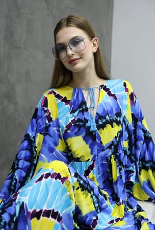 فستان قطن تركي جذاب