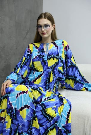 فستان قطن تركي جذاب