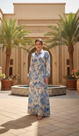 بتصميم قميص مع حزام