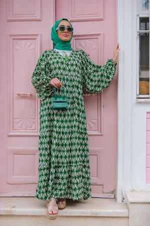 فستان قطن تركي مميز