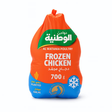 دجاج وطنية 700 جم -دجاج مجمد -انواع دجاج الوطنية -دجاج فرش