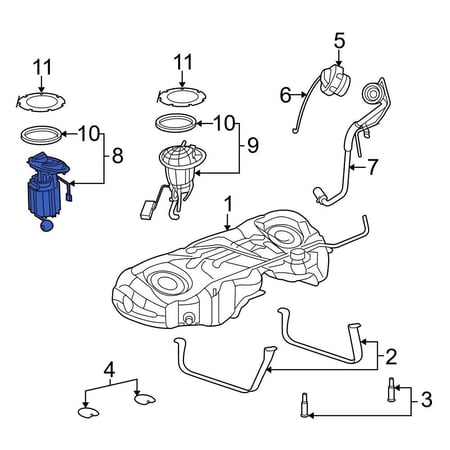 طرمبة بنزين هيلكات MOPAR