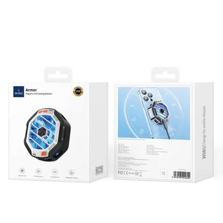 مروحة تبريد الهاتف ويوو 15واط ماج سيف المميزة بإضاءة RGB