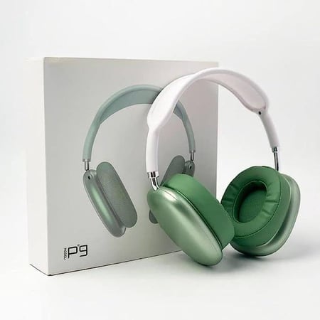 سماعتين P9 +سماعة ايربودز + 2 سلك شاحن قماشي