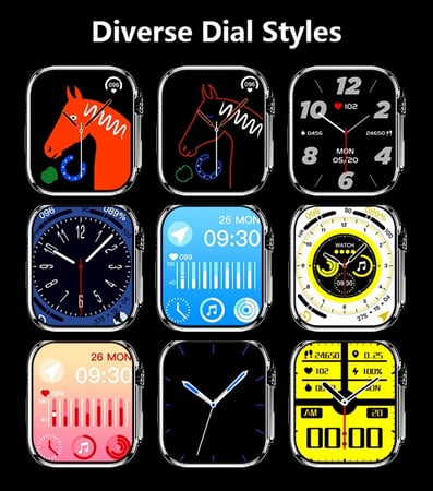 ساعة ULTRA8 شبية أبل